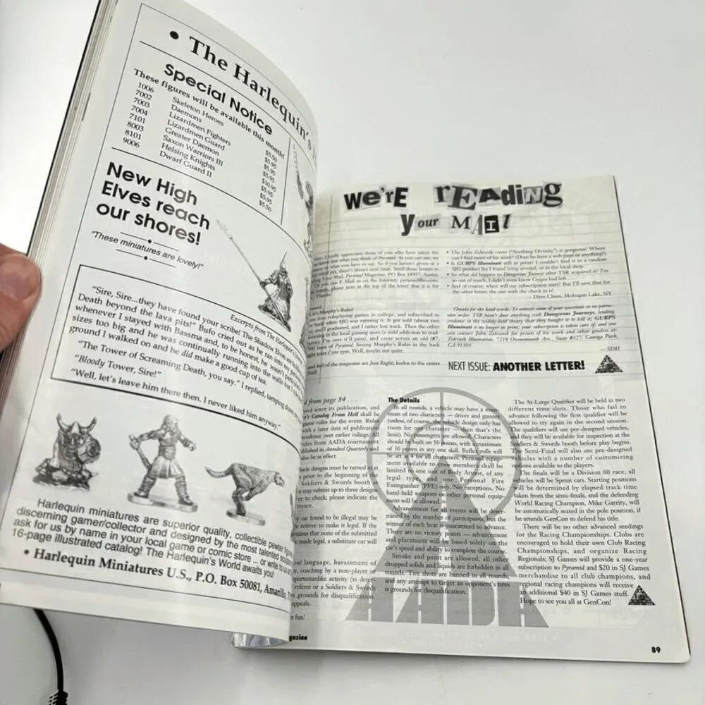 Pyramid Magazine Number 13 1995 GURPS & More Steve Jackson Games Ice Age Preview